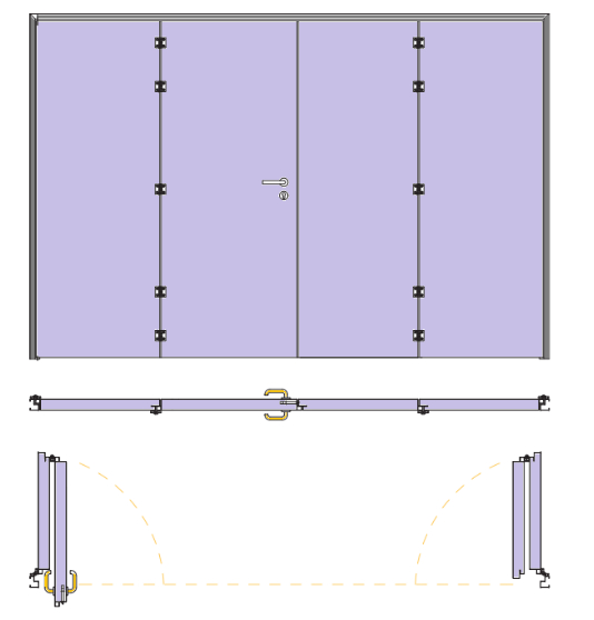 Portones Plegables RF